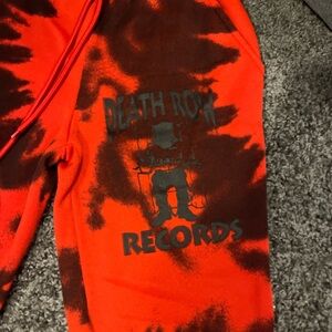 Death Row Records Red and Black Sweatpants women’s XS